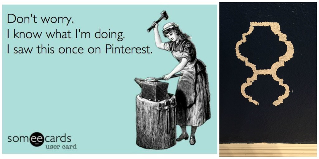We've all been there. Sometimes the things you see on pinterest are not as easy as they look. 