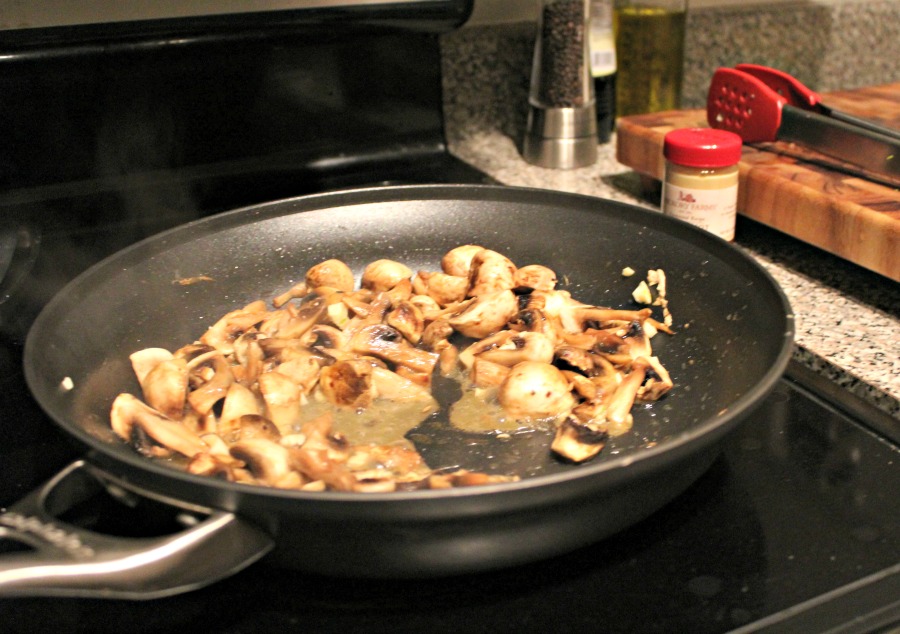 This quick and easy weeknight meal is perfect for someone who loves mushrooms. 