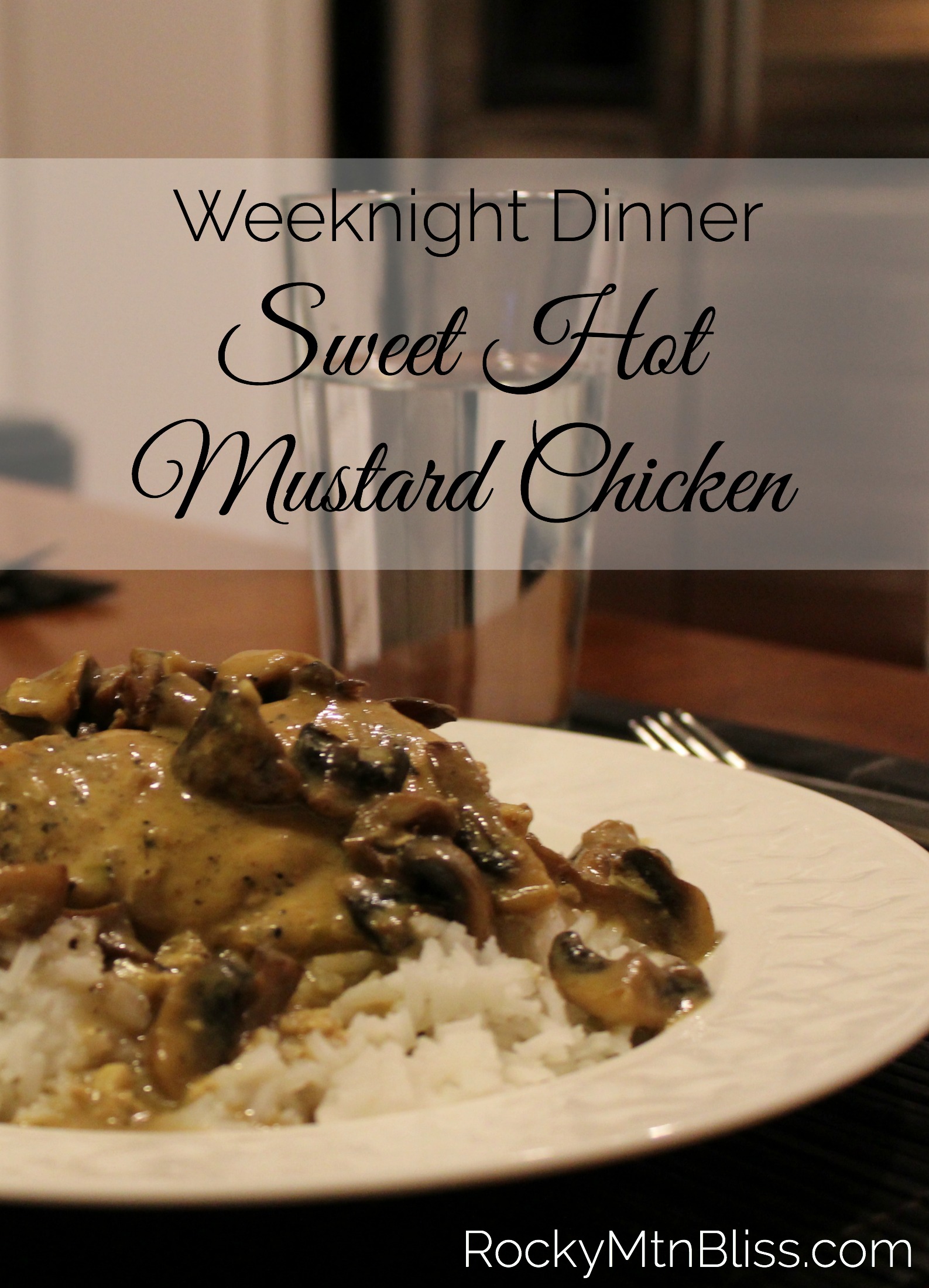 Sweet Hot Mustard Recipe. Perfect for a quick weeknight dinner this delicious meal combines chicken and mushrooms into dish the whole family will enjoy. 
