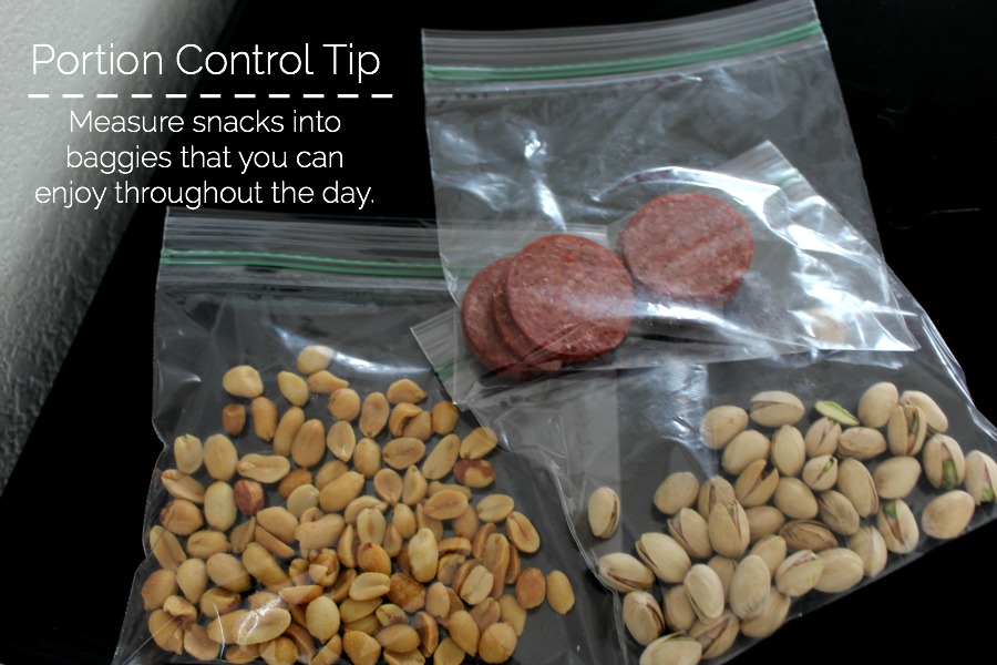 Create your own 100 calorie snack packs