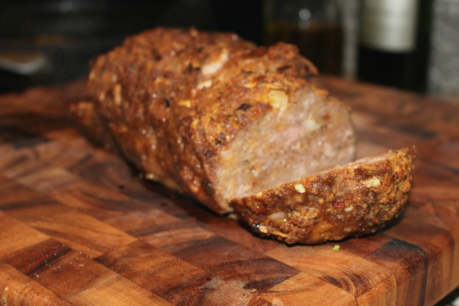 Weeknight Dinner Recipe - Hot Pepper Bacon Meatloaf: Add some spice to your midweek meal when you add just a touch of Hot Pepper Bacon Jam into this meatloaf recipe. Easy to assemble the bacon and hot pepper shines through and compliments the busiest of weeknights.