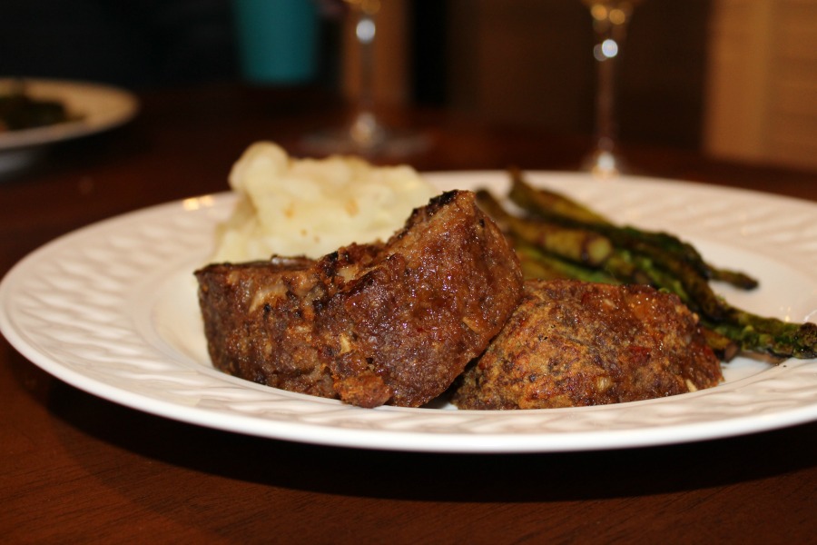 Weeknight Dinner Recipe: Add some spice to your midweek meal when you add just a touch of Hot Pepper Bacon Jam into this meatloaf recipe. Easy to assemble the bacon and hot pepper shines through and compliments the busiest of weeknights.