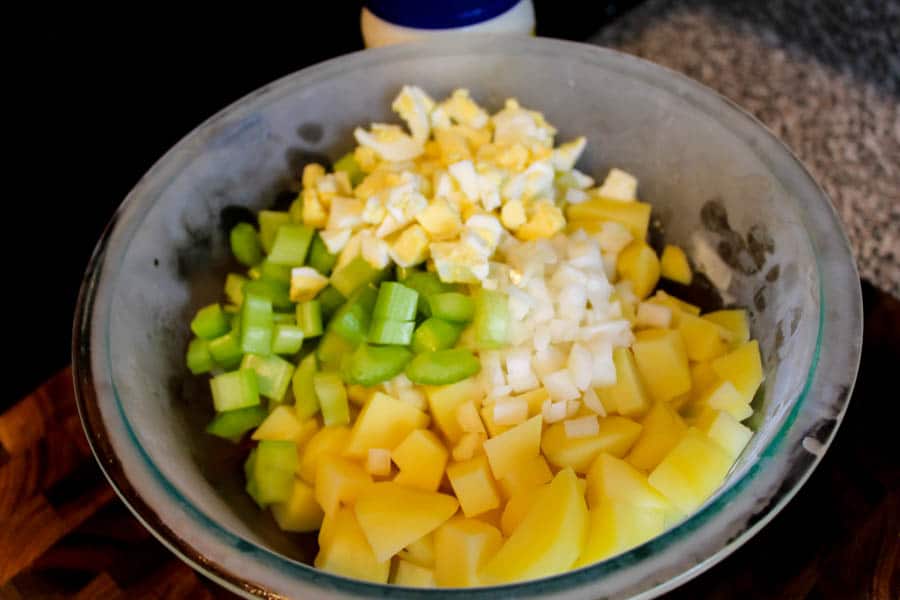 Sweet Hot Mustard Potato Salad Recipe