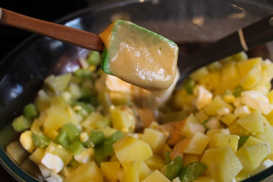 Sweet Hot Mustard Potato Salad Recipe