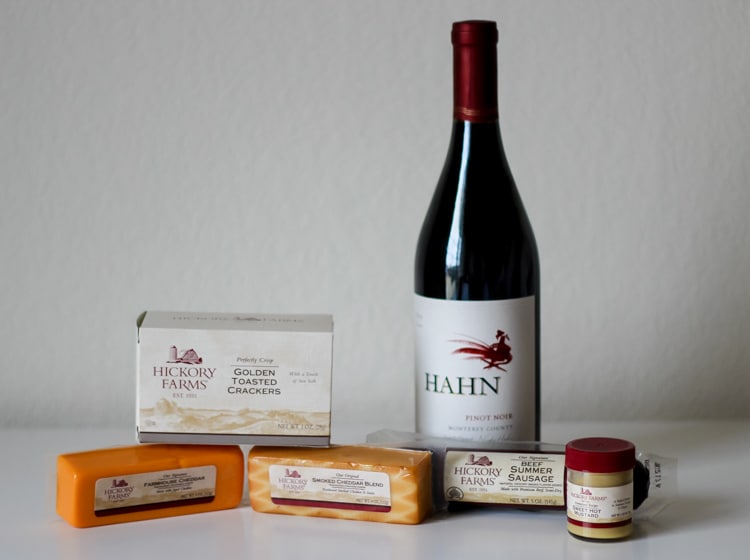 The red ribbon treat gift set is the perfect hostess gift for anyone who loves wine