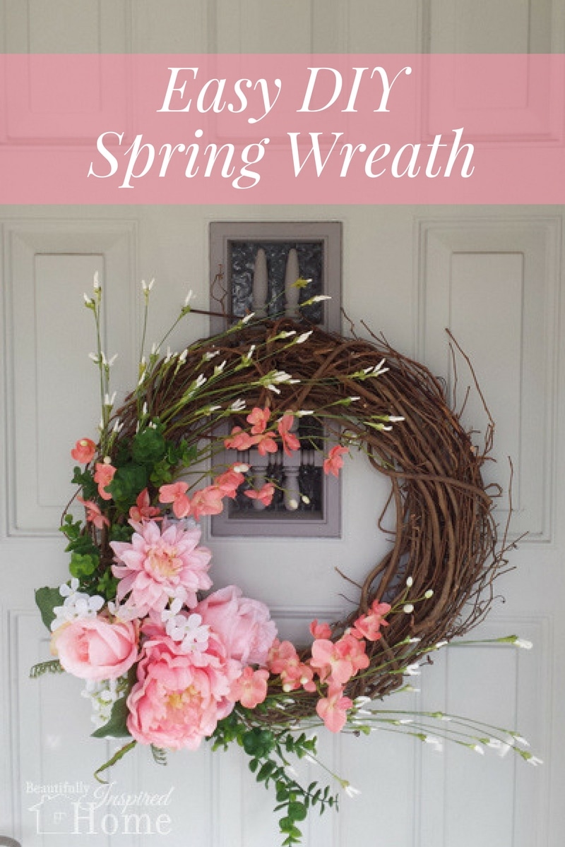 Easy DIY Spring Wreath - Rocky Mountain Bliss