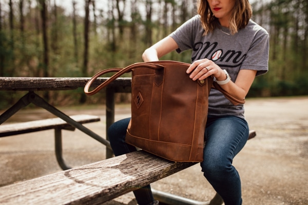 Baseballism New York Yankees Cathy Glove Leather Tote