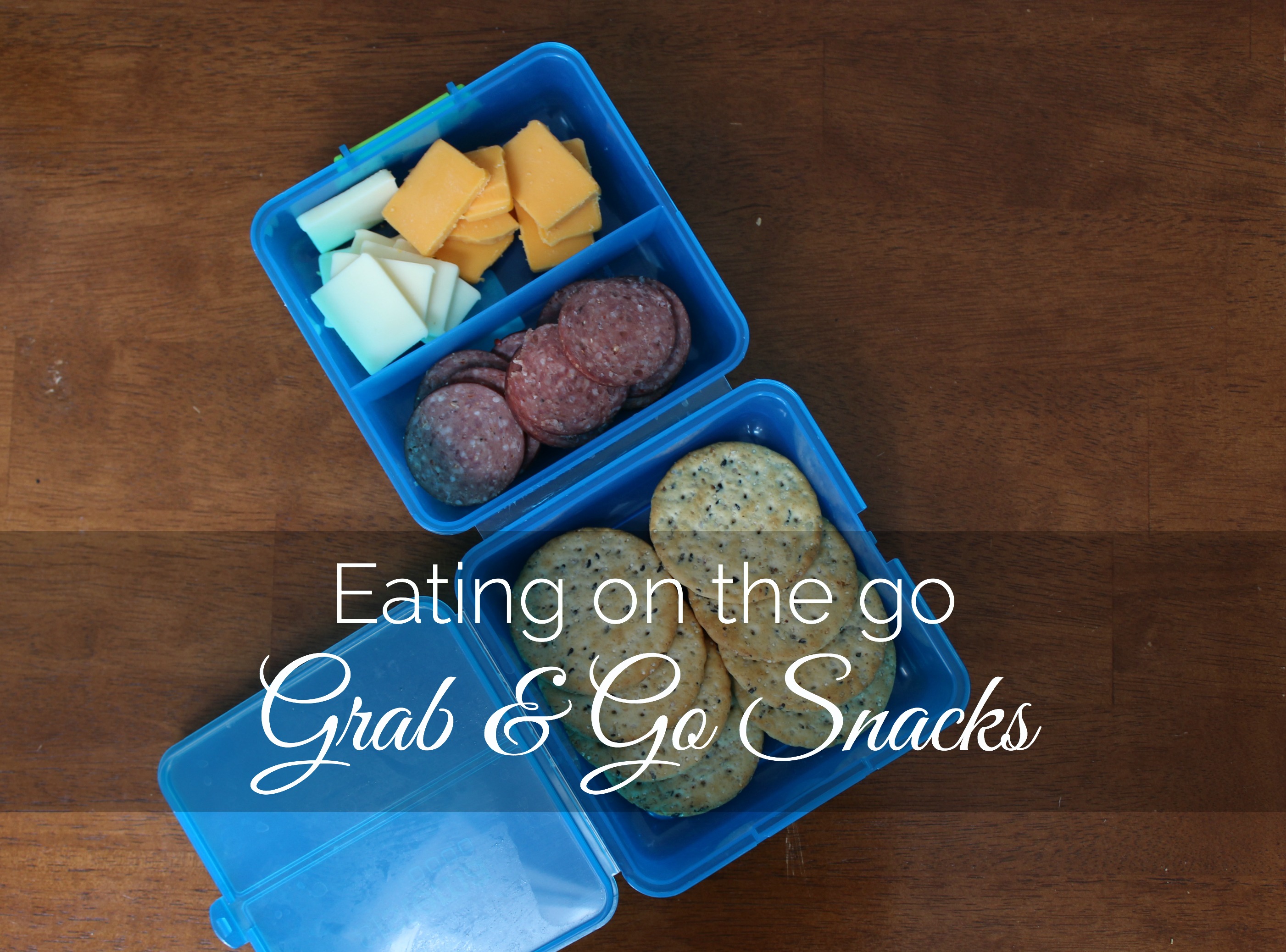 Grab and go snack options for your busy work week.