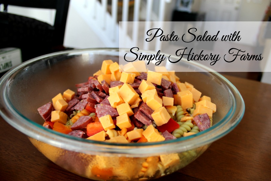 Pasta salad is the perfect go to potluck recipe. Ready in just a few minutes with low prep everyone will love this quick and tasty side dish.
