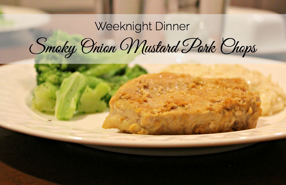 Weeknight meal recipe: Mustard Pork Chops is the perfect quick dinner full of flavor.