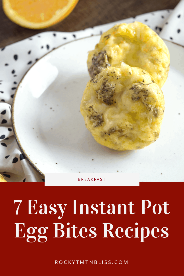 7 easy egg bite recipes in the Instant Pot