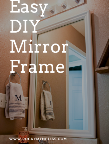 DIY Mirror Frame