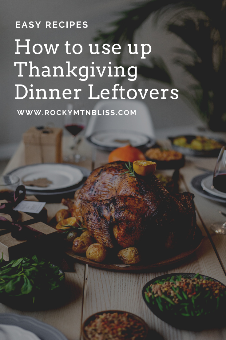 How to use up Thanksgiving Dinner leftovers