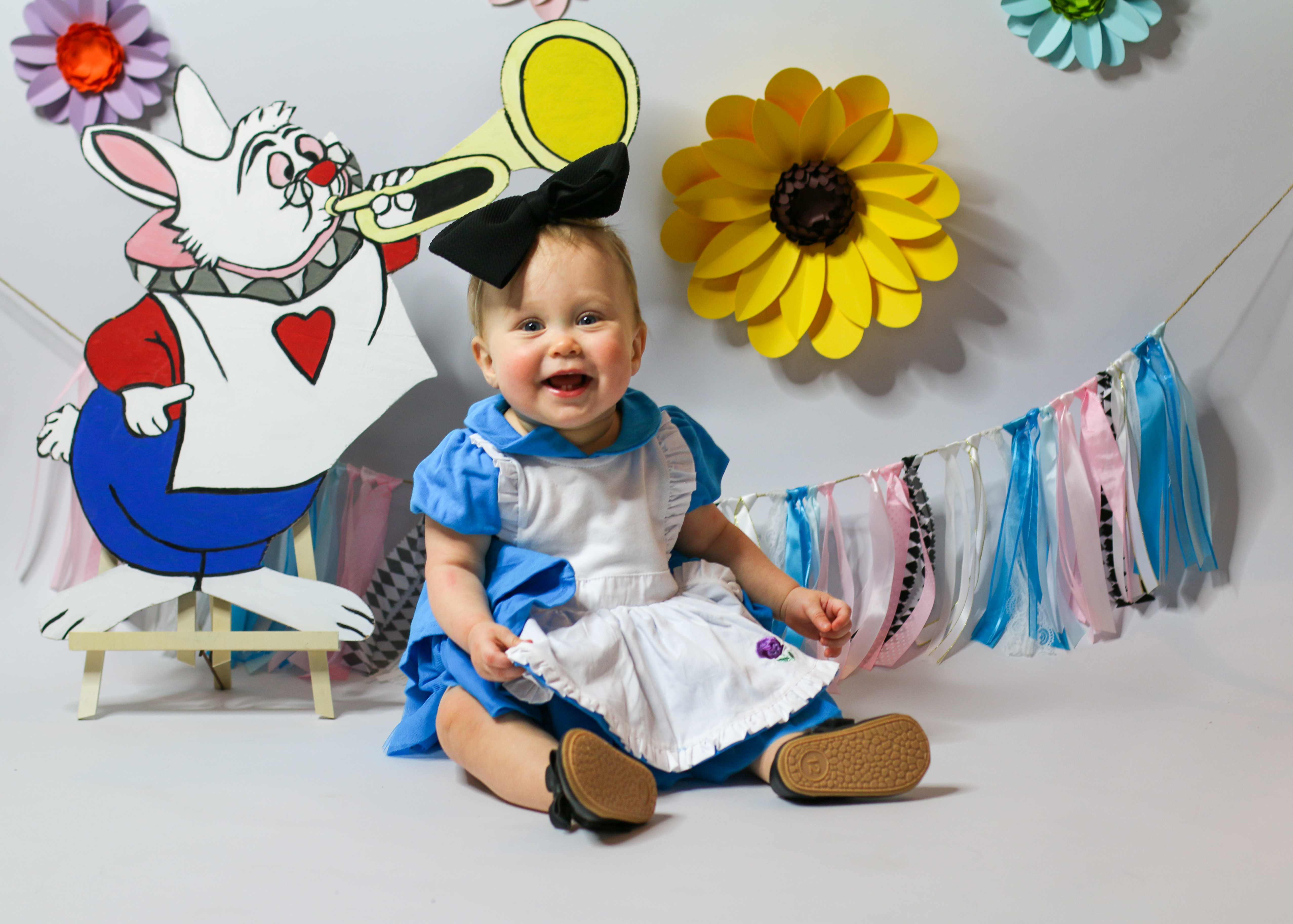 Alice in Wonderland Cake Smash - White Rabbit Photo Boutique